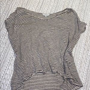 Lucky Brand: Black and White Stripped Top